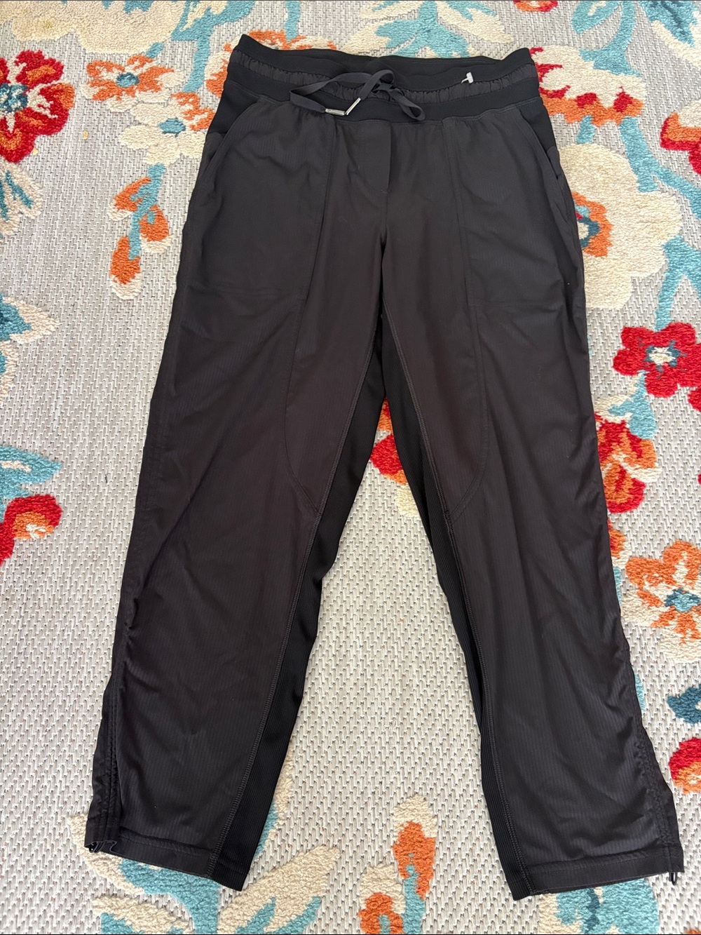 lululemon athletica Black Performance Joggers with Drawcord